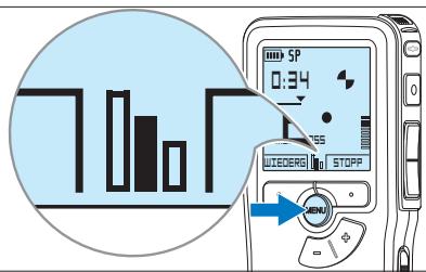 PHILIPS LFH 9375 - Mikrofonempfindlichkeit einstellen - 2
