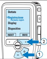 PHILIPS LFH 9375 - Usare la registrazione ad attivazione vocale (VOR) - 2