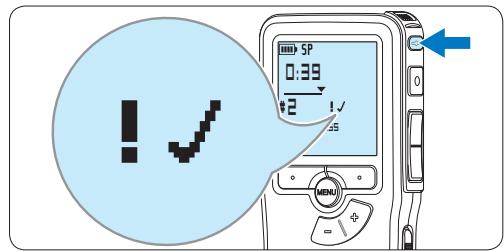 PHILIPS LFH 9375 - Abschreiben (Sperren) eines Diktats - 2