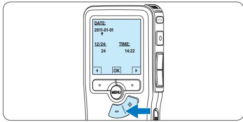 PHILIPS LFH 9375 - Impostazione data ed ora - 1