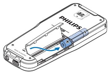 PHILIPS LFH 9375 - Colocar las bacterias o pilas - 2