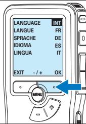 PHILIPS LFH 9375 - Einstellen der Sprache - 2