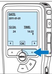 PHILIPS LFH 9375 - De datum en de hijd instellen - 4