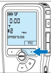 PHILIPS LFH 9375 - Adjust the microphone sensitivity - 1