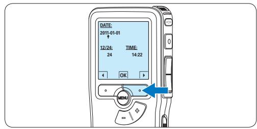 PHILIPS LFH 9375 - Set the date and time - 2