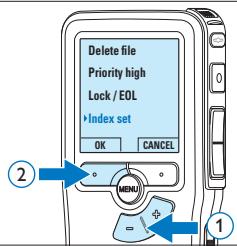 PHILIPS LFH 9375 - Een indexmarkering invoegen - 3