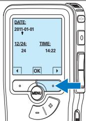 PHILIPS LFH 9375 - Einstellen von Datum und Uhrzeit - 2