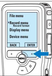PHILIPS LFH 9375 - Menu settings - 3