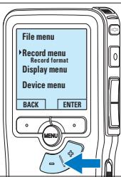 PHILIPS LFH 9375 - Menu settings - 2
