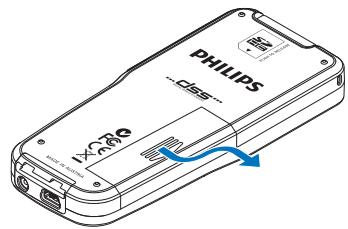 PHILIPS LFH 9375 - Install the batteries - 1