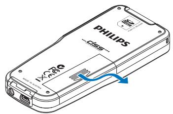PHILIPS LFH 9375 - Colocar las bacterias o pilas - 1