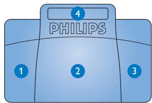 PHILIPS LFH7177 - Foot control 2330 - 1