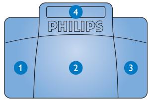 PHILIPS LFH7177 - Voetpedaal 2330 - 1