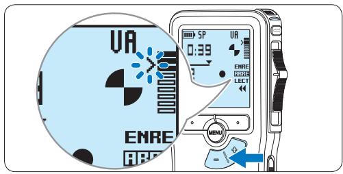 PHILIPS LFH9120, LFH9120, LFH9375, LFH9380, LFH9398, LFH9399, LFH-9172 - Utiliser le déclenchement vocal de l'enregistrement - 7
