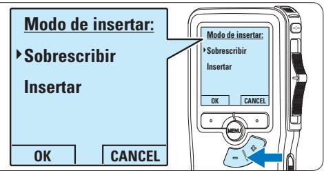 PHILIPS LFH9120,  LFH9120,  LFH9375,  LFH9380,  LFH9398,  LFH9399,  LFH-9172 - Anexar al dictado (insertar / sobrescribir) - 3