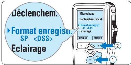 PHILIPS LFH9120, LFH9120, LFH9375, LFH9380, LFH9398, LFH9399, LFH-9172 - Modifier le format d'enregistrement - 3