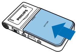 PHILIPS DVT1300 - Insérer les piles ou accus - 3