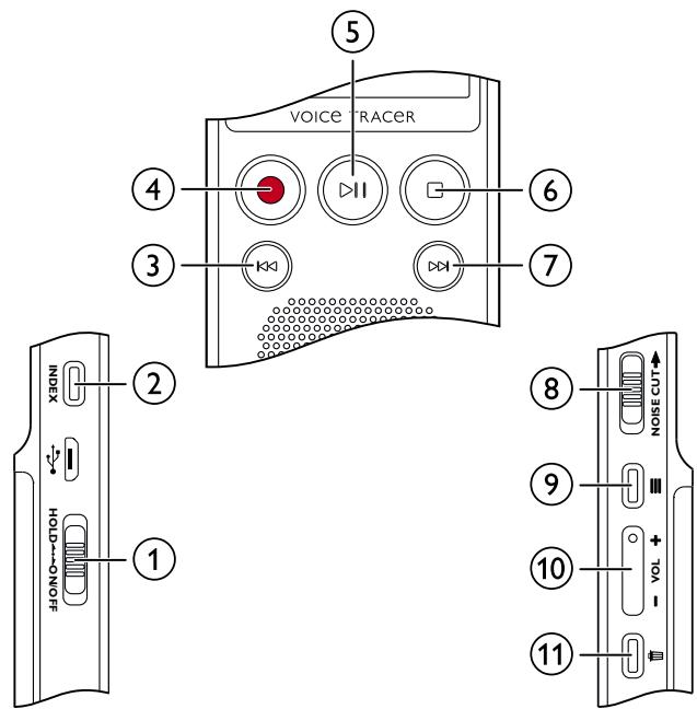 PHILIPS DVT1300 - Boutons - 1