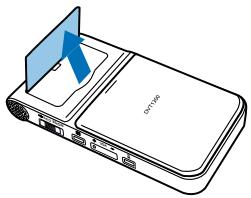 PHILIPS DVT1300 - Sortir le support rabattable - 1