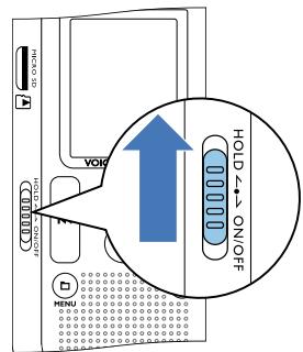 PHILIPS VOICE TRACER DVT2700 - Activer et désactiver le verrou des boutons - 1