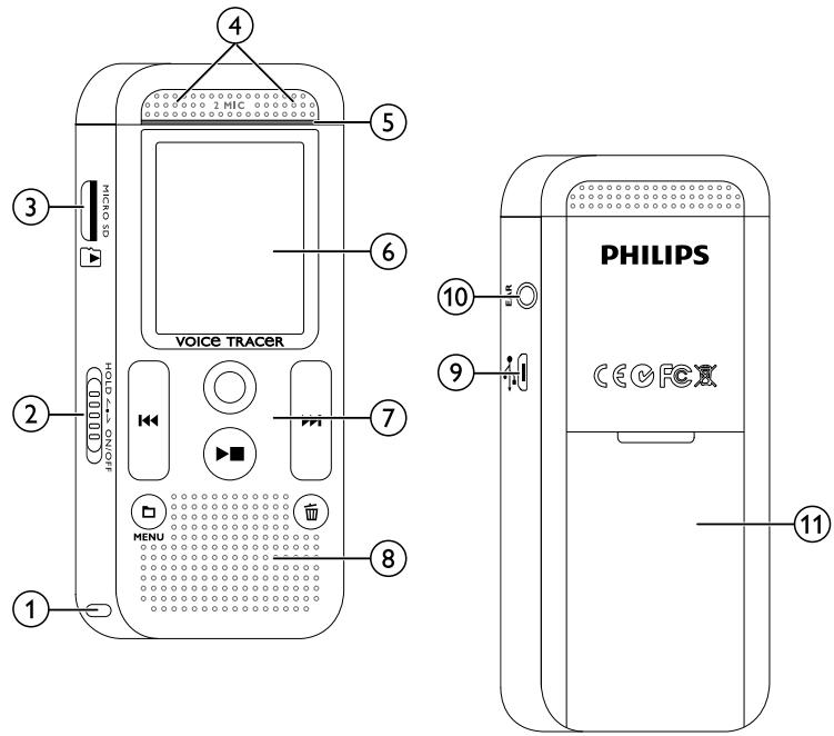 PHILIPS DVT2700 - Face avant et arrêté - 1