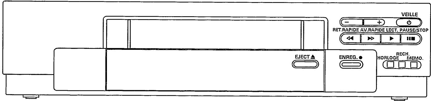 PHILIPS 3SB469 - La face avant du magnétoscope - 1