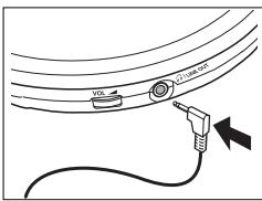 Diagram showing cable connection with labeled cable type and directional arrow indicating cable movement