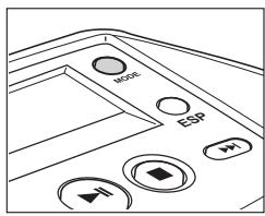 PHILIPS AX5002 - Selecting different playing possibilities - MODE - 1