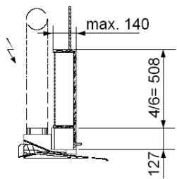 AEG-ELECTROLUX DA GL55Z  - INSTALLATION GUIDE - Réglage du volume d'air désiré: - 5