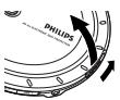 PHILIPS AX5202-00C - The Ground Truth image displays a single, solid horizontal line. According to Rule 2 (UNDERSCORE & LINE RULES), this is a stylistic or background line, not a placeholder underscore. Therefore, the OCR result must ignore it and output nothing or only meaningful text. The provided OCR content is "\_\_\_\_", which consists of four underscores. This is an incorrect interpretation of the line as a placeholder, violating the rule that stylistic lines must be ignored. The OCR has hallucinated underscores where none should exist based on the GT's visual context. Hence, the OCR result is inconsistent with the Ground Truth. - 1