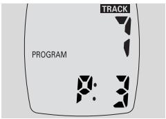 PHILIPS EXP211/00C - Programación de númeroos de pistas - 2