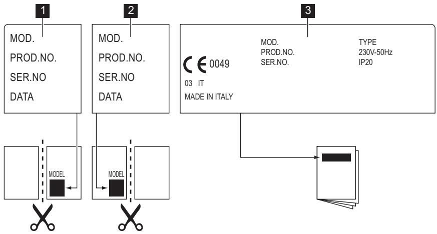 AEG-ELECTROLUX EGG7353 - ETIQUETAS INCLUIDAS EN LABOLSA DE ACCESORIOS - 1