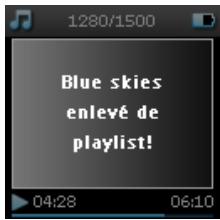 PHILIPS HDD1835-37B - Suppression de titres dans la playlist mobile - 3