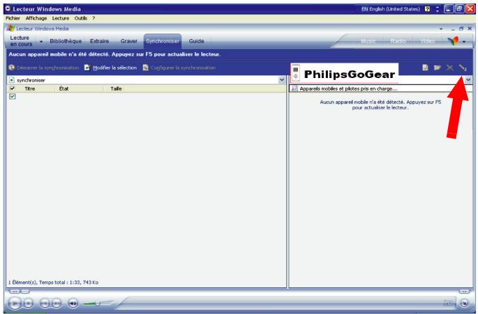 PHILIPS HDD1835-37B - Configuration de la synchronisation manuelle - 2
