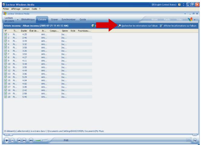 PHILIPS HDD1835-37B - Extraction de titres depuis un CD - 1