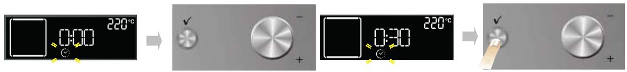 WHIRLPOOL AKZM 8530 - PARAMÉTRAGE DE LA DUREE DE CUISSON - 1