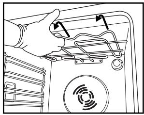 WHIRLPOOL AKZM 8530 - DéPLACEMENT DE LA RÉSISTANCE SUPérieURE (UNIQUEMENT SUR CERTAINS MODELES) - 2