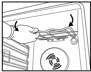 WHIRLPOOL AKZM 8530 - DéPLACEMENT DE LA RÉSISTANCE SUPérieURE (UNIQUEMENT SUR CERTAINS MODELES) - 3