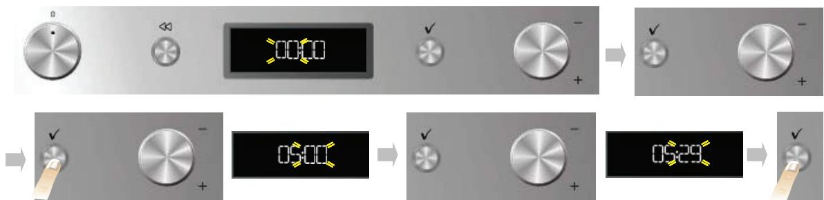 WHIRLPOOL AKZM 8530 - STARTING THE OVEN - SETTING THE TIME - 1