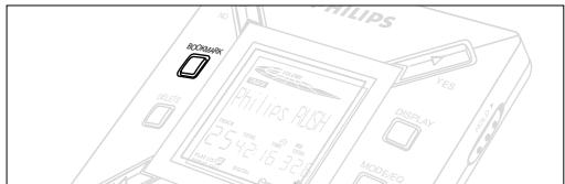 PHILIPS SA107 - RECHERCHE D'UN PASSAGE PREFERA A LAIDE DU REPERE BOOKMARK - 1