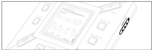 PHILIPS SA107 - Blocage des fonctions avec HOLD - 1