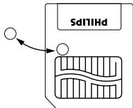 PHILIPS SA107 - PREVENTING CARD ERASURE AND OVERWRITING - 1