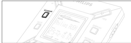 PHILIPS SA126 - BENUTZUNG VON BOOKMARK [LESEZEICHEN] ZUM AUFFINDEN IHRER LIEBLINGSPASSAGEN - 1