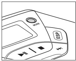 PHILIPS AX5001 - Selección de lasDistinctaspositildadesde reproduccion-MODE - 1