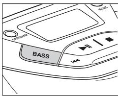 PHILIPS AX5001 - Ajuste de graves - 1