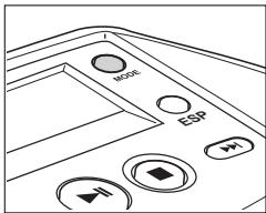 PHILIPS AX5004 - Selección de lasDistinctaspositildadesde reproduccion-MODE - 1