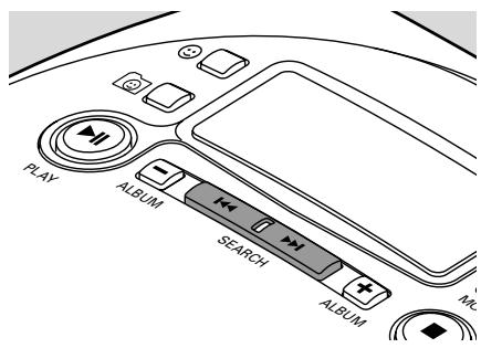 PHILIPS EXP431/00C - Auswahlen eines Titels während der Wiedergabe - 1