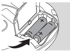 PHILIPS EXP511 - Indication of empty batteries - 1