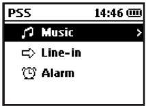 PHILIPS PSS210 - ShoqBox main root menu - 1