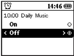 PHILIPS PSS210 - Alarm mode - 2
